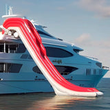 Extra Large Inflatable Heavy Duty Yacht Water Slide With Air Pump And Protection Net (SAK23694)