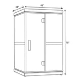 Finnmark FD-2 Full-Spectrum 2-Person Home Infrared Sauna With Built-In LCD Touchscreen Controller [FD-KN002] (SAK94731)