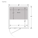 Finnmark FD-2 Full-Spectrum 2-Person Home Infrared Sauna With Built-In LCD Touchscreen Controller [FD-KN002] (SAK94731)