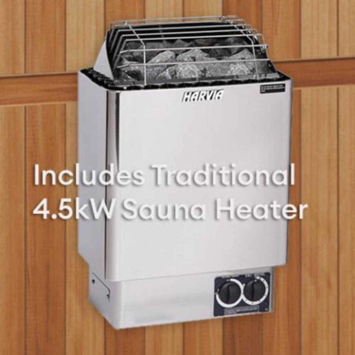 Finnmark FD-5 Trinity XL 4-Person Home Infrared & Steam Sauna Combo [FD-KN005] (SAK37258)