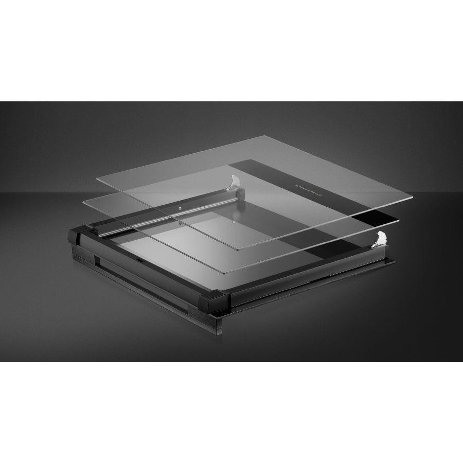 Fisher & Paykel 24" Series 9 Minimal Self-Cleaning Oven, Black Glass – OB24SMPTDB1