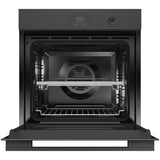 Fisher & Paykel 24" Series 9 Minimal Self-Cleaning Oven, Black Glass – OB24SMPTDB1