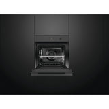 Fisher & Paykel 24" Series 9 Minimal Self-Cleaning Oven, Black Glass – OB24SMPTDB1