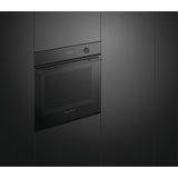 Fisher & Paykel 24" Series 9 Minimal Self-Cleaning Oven, Black Glass – OB24SMPTDB1