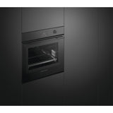 Fisher & Paykel 24" Series 9 Minimal Self-Cleaning Oven, Black Glass – OB24SMPTDB1