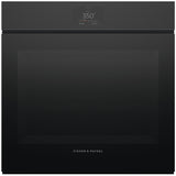 Fisher & Paykel 24" Series 9 Minimal Handleless Self-Cleaning Oven, Black Glass – OB24SMPTNB1