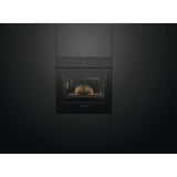 Fisher & Paykel 24" Series 9 Minimal Handleless Self-Cleaning Oven, Black Glass – OB24SMPTNB1