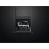 Fisher & Paykel 24" Series 9 Minimal Handleless Self-Cleaning Oven, Black Glass – OB24SMPTNB1