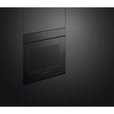 Fisher & Paykel 24" Series 9 Minimal Handleless Self-Cleaning Oven, Black Glass – OB24SMPTNB1