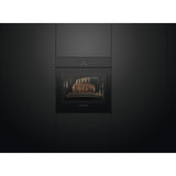 Fisher & Paykel 24" Series 9 Minimal Handleless Self-Cleaning Oven, Black Glass – OB24SMPTNB1