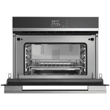 Fisher & Paykel 24" Series 9 Contemporary Compact Convection Speed Oven, Black Glass – OM24NDB1