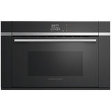 Fisher & Paykel 24" Series 9 Contemporary Compact Convection Speed Oven, Black Glass – OM24NDB1