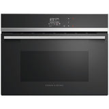 Fisher & Paykel 24" Series 9 Contemporary Compact Convection Speed Oven, Black Glass – OM24NDB1