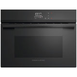Fisher & Paykel 24" Series 9 Minimal Compact Convection Speed Oven, Black Glass – OM24NDBB1