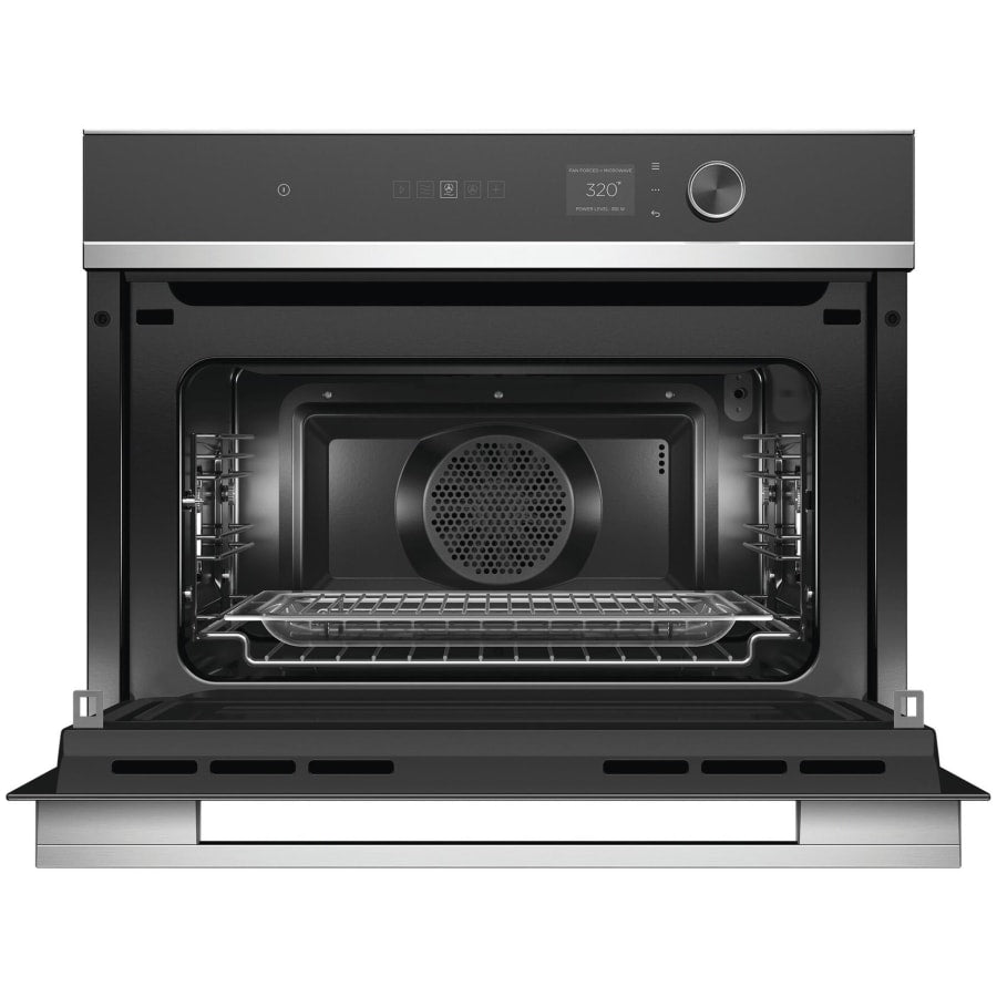Fisher & Paykel 24" Series 7 Contemporary Compact Convection Speed Oven, Stainless Steel – OM24NDLX1