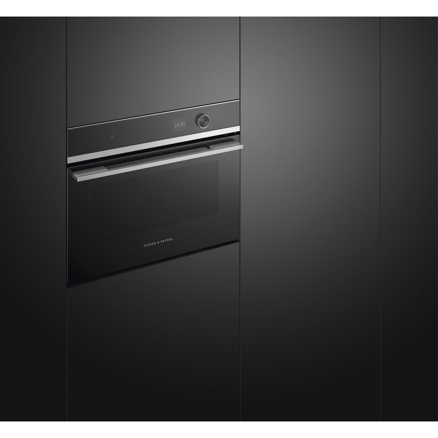 Fisher & Paykel 24" Series 7 Contemporary Compact Convection Speed Oven, Stainless Steel – OM24NDLX1