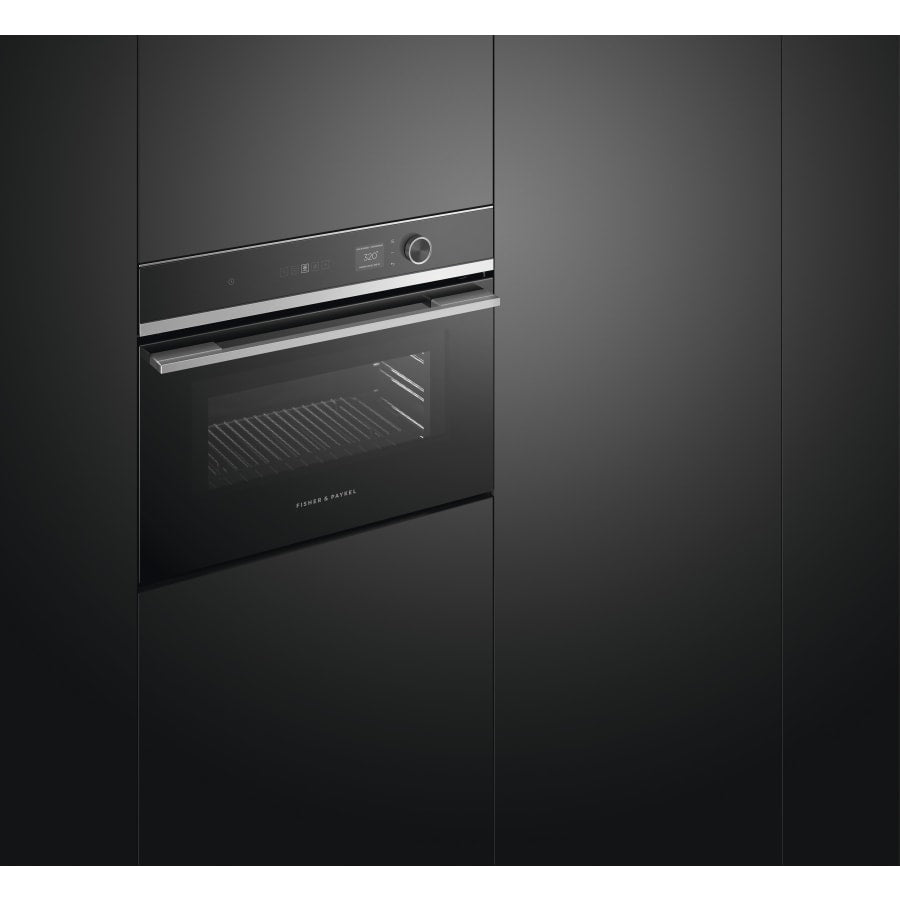 Fisher & Paykel 24" Series 7 Contemporary Compact Convection Speed Oven, Stainless Steel – OM24NDLX1