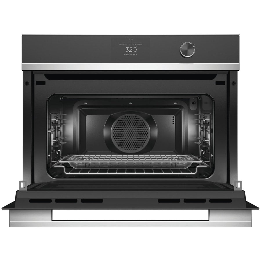 Fisher & Paykel 24" Series 9 Contemporary Compact Convection Speed Oven, Stainless Steel – OM24NDTDX1