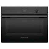 Fisher & Paykel 24" Series 9 Minimal Compact Convection Speed Oven, Black Glass – OM24NMTDB1