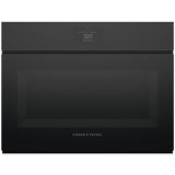 Fisher & Paykel 24" Series 9 Minimal Handleless Compact Convection Speed Oven, Black Glass – OM24NMTNB1
