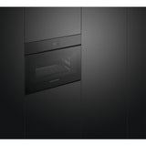 Fisher & Paykel 24" Series 9 Minimal Handleless Compact Convection Speed Oven, Black Glass – OM24NMTNB1