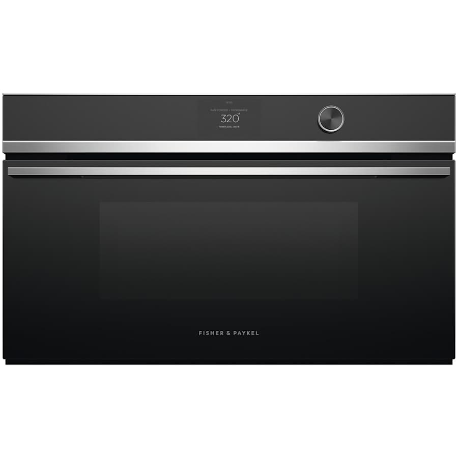 Fisher & Paykel 30" Series 9 Contemporary Compact Convection Speed Oven, Stainless Steel – OM30NDTDX1