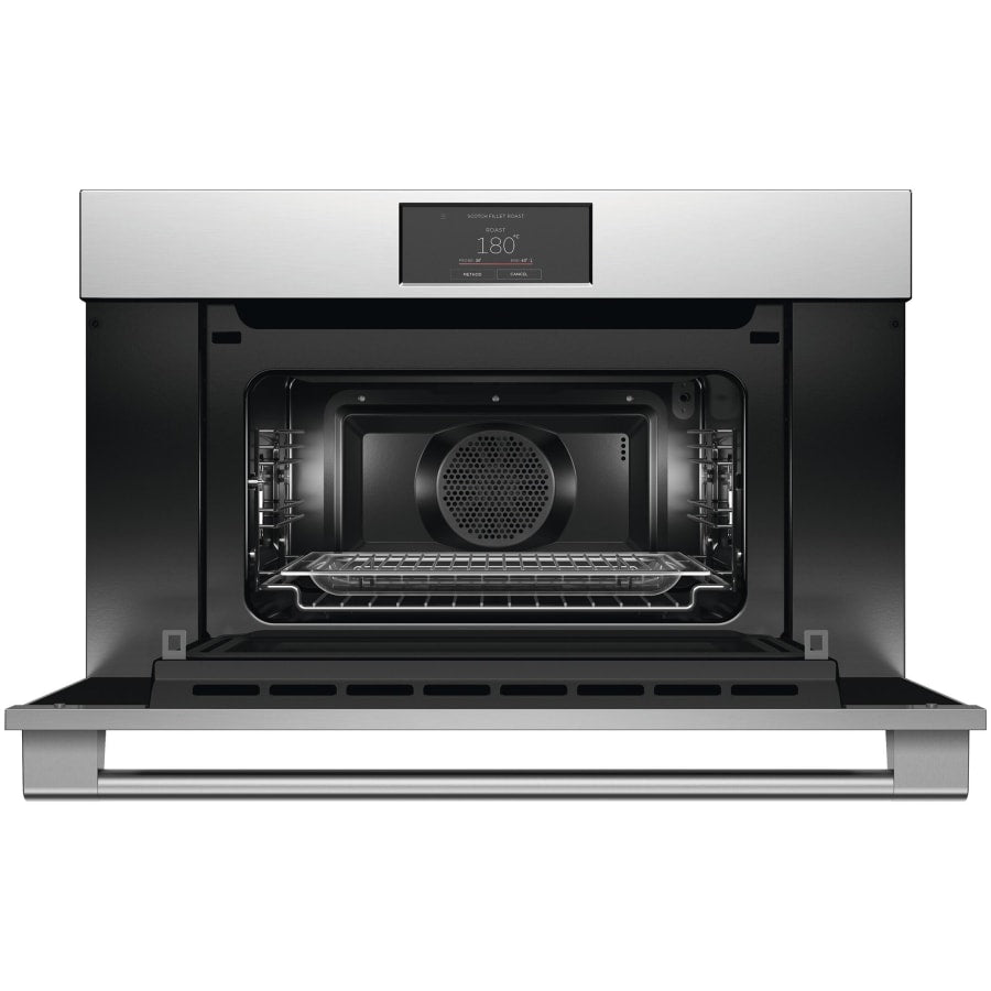 Fisher & Paykel 30" Series 9 Professional Compact Convection Speed Oven, Stainless Steel – OM30NPTX1