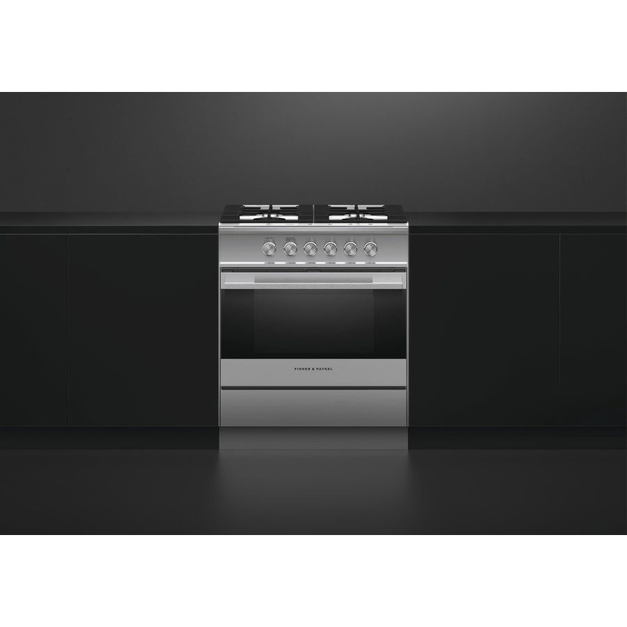Fisher & Paykel 30" Series 7 Contemporary Gas Range, 4 Burner – OR30SDG4X1