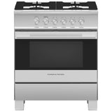 Fisher & Paykel 30" Series 7 Contemporary Gas Range, 4 Burner – OR30SDG4X1