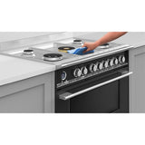 Fisher & Paykel 30" Series 9 Contemporary Dual Fuel Range, 4 Burner – OR30SDG6X1