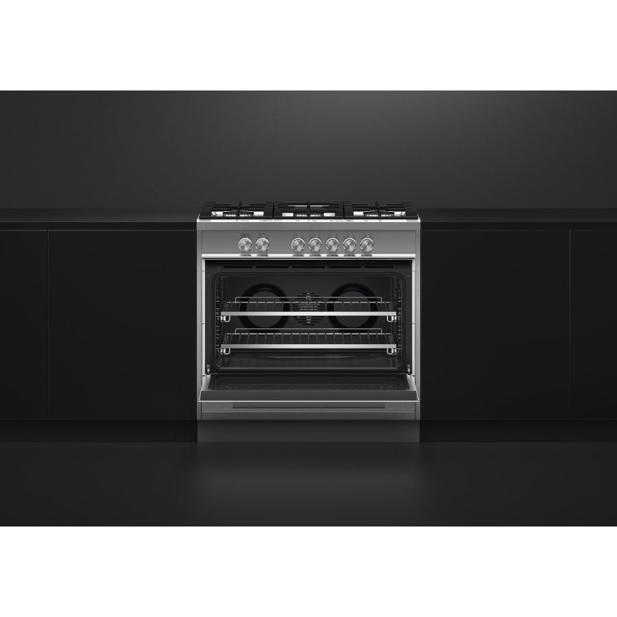 Fisher & Paykel 36" Series 7 Contemporary Gas Range, 5 Burner – OR36SDG4X1