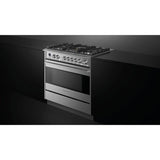 Fisher & Paykel 36" Series 9 Contemporary Dual Fuel Range, 5 Burner – OR36SDG6X1