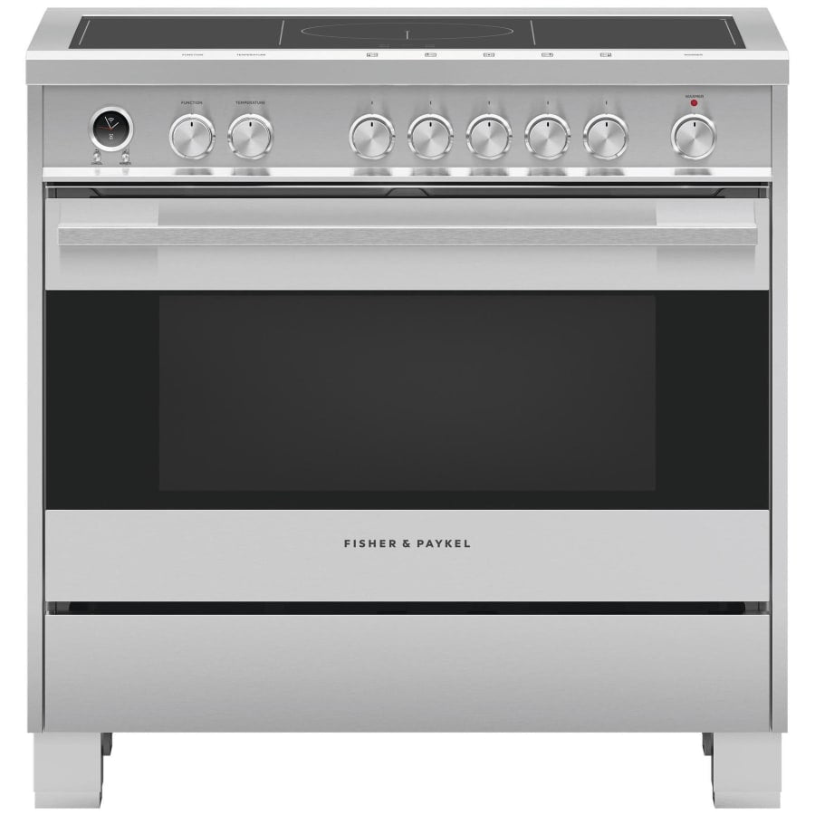 Fisher & Paykel 36" Series 9 Contemporary Induction Range, 5 Zones – OR36SDI6X1