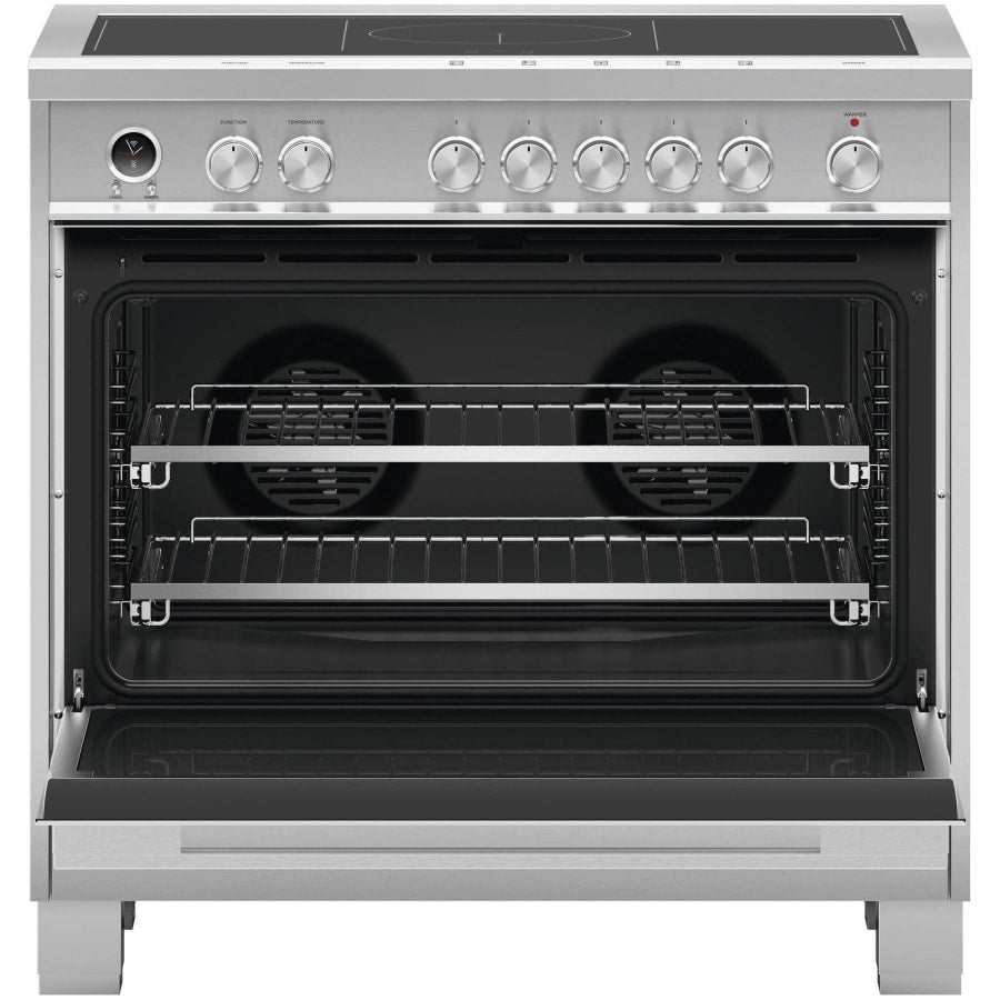 Fisher & Paykel 36" Series 9 Contemporary Induction Range, 5 Zones – OR36SDI6X1