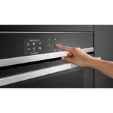 Fisher & Paykel 24" Series 9 Contemporary Compact Combi-Steam Oven, Black Glass and Stainless Steel – OS24NDB1