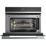 Fisher & Paykel 24" Series 9 Contemporary Compact Combi-Steam Oven, Black Glass and Stainless Steel – OS24NDB1