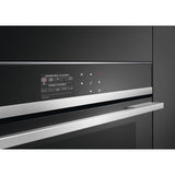 Fisher & Paykel 24" Series 9 Contemporary Compact Combi-Steam Oven, Black Glass and Stainless Steel – OS24NDB1