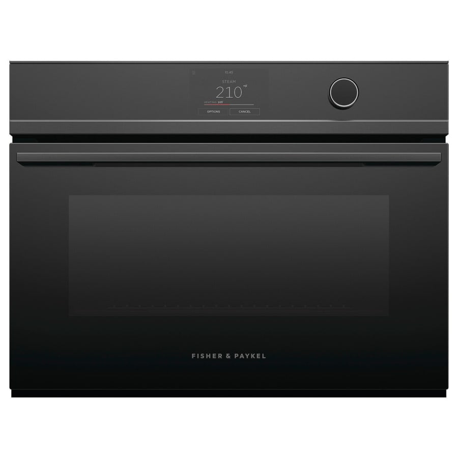 Fisher & Paykel 24" Series 9 Minimal Compact Combi-Steam Oven, Black Glass – OS24NDTDB1