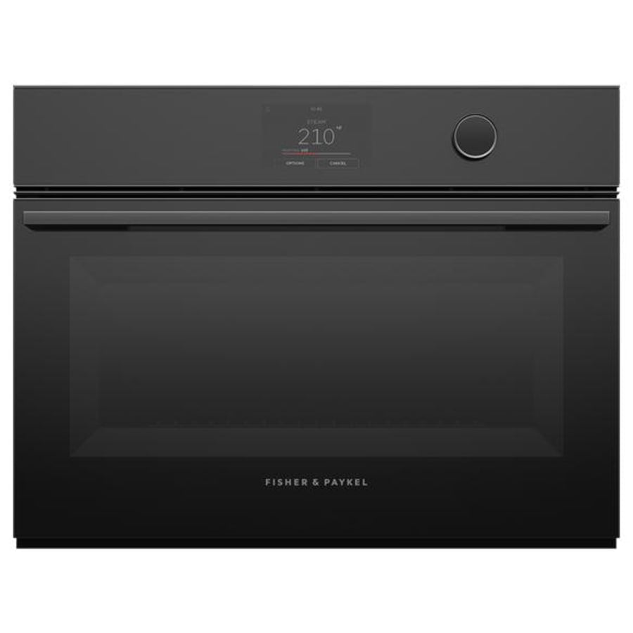 Fisher & Paykel 24" Series 9 Minimal Compact Combi-Steam Oven, Black Glass – OS24NMTDB1