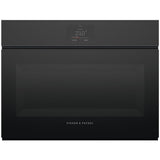 Fisher & Paykel 24" Series 9 Minimal Handleless Compact Combi-Steam Oven, Black Glass – OS24NMTNB1