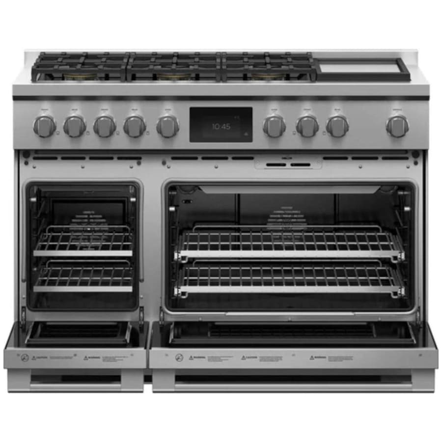 Fisher & Paykel 48" Series 9 Professional Dual Fuel Range, 6 Burner + Griddle – RDV3-486GD-N