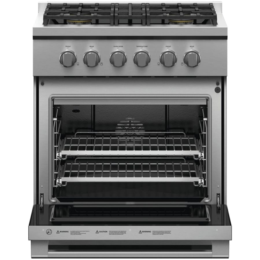 Fisher & Paykel 30" Series 7 Professional Gas Range, 4 Burner – RGV3‑304‑N