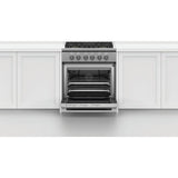Fisher & Paykel 30" Series 7 Professional Gas Range, 4 Burner – RGV3‑304‑N