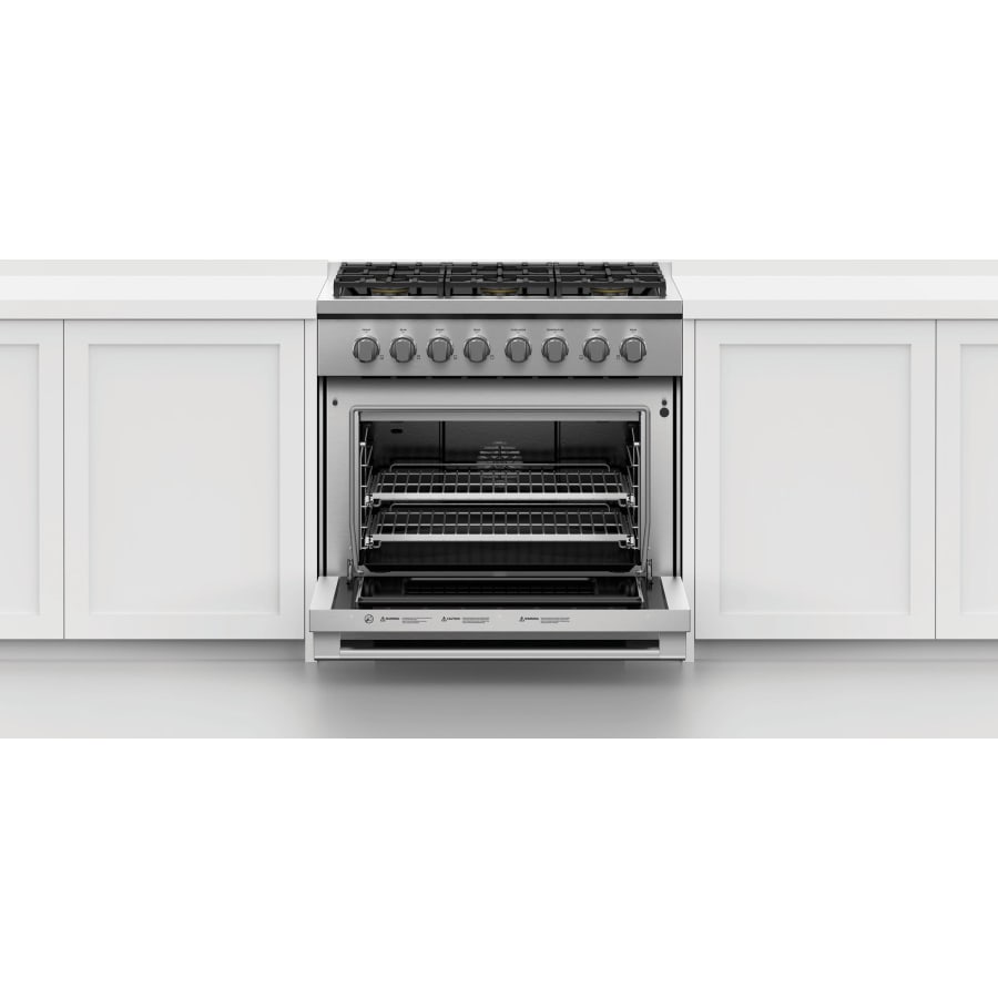 Fisher & Paykel 36" Series 7 Professional Gas Range, 6 Burner – RGV3-366-N