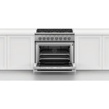 Fisher & Paykel 36" Series 7 Professional Gas Range, 6 Burner – RGV3-366-N