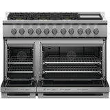 Fisher & Paykel 48" Series 7 Professional Gas Range, 6 Burner with Griddle – RGV3-486GD-N
