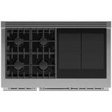 Fisher & Paykel 48" Series 11 Professional Dual Fuel Range, 4 Burner + 4 Induction Zones – RHV3-484-N