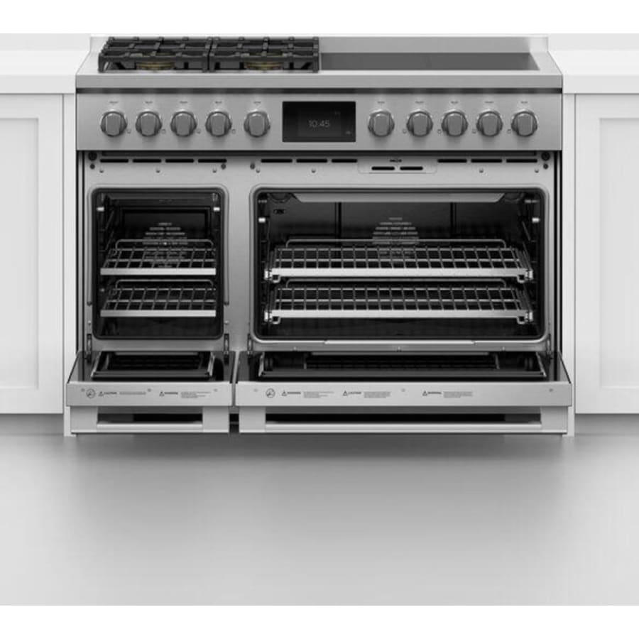 Fisher & Paykel 48" Series 11 Professional Dual Fuel Range, 4 Burner + 4 Induction Zones – RHV3-484-N