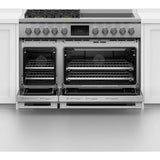 Fisher & Paykel 48" Series 11 Professional Dual Fuel Range, 4 Burner + 4 Induction Zones – RHV3-484-N