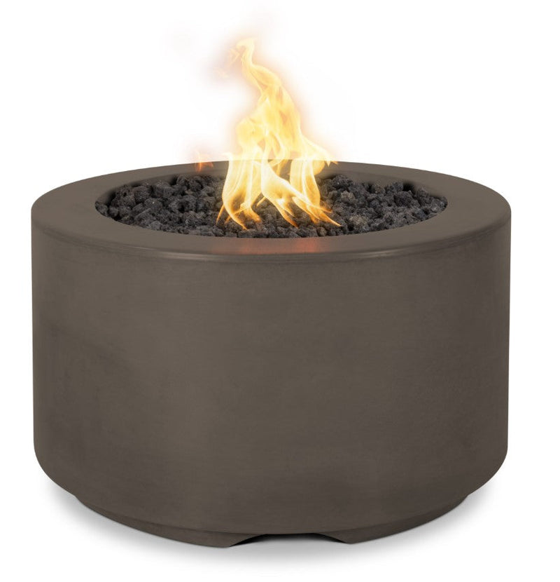 The Outdoor Plus 32" Florence Concrete Fire Pit /  18" Tall+ Free Cover